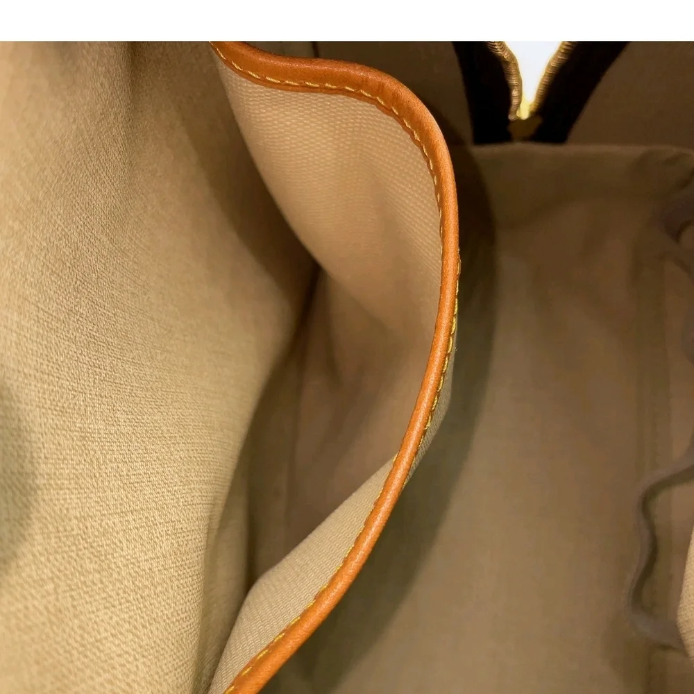 Auth Louis Vuitton Monogram Deauville Handbag W/DustBag - Picture 12 of 16